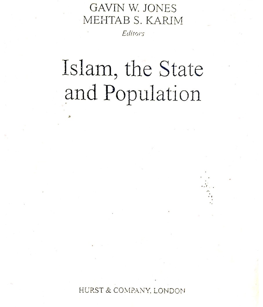 Islam, the State and Population